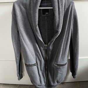 Aritzia Wilfred Grey Cardigan